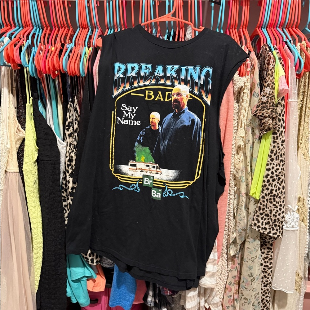 Ripple Junction Black Breaking Bad Graphic Shirt